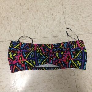 Colorful Bandeau top