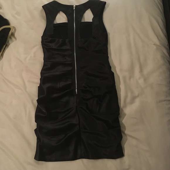 Black Silk Dress 💥SOLD💥 - Picture 2 of 4