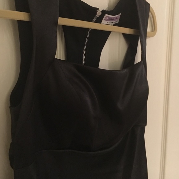 Black Silk Dress 💥SOLD💥 - Picture 3 of 4