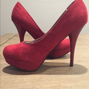 Dark Red Heels