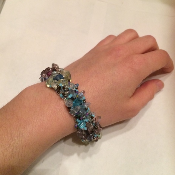 Loom Beaded Bohemian Summer Bracelet - Picture 2 of 3