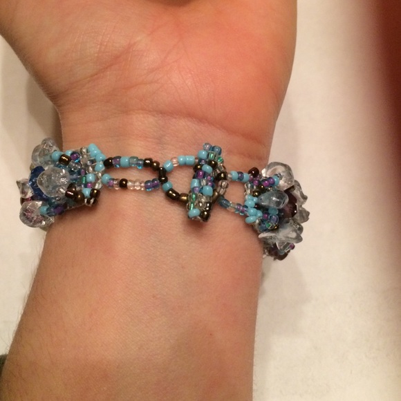 Loom Beaded Bohemian Summer Bracelet - Picture 3 of 3