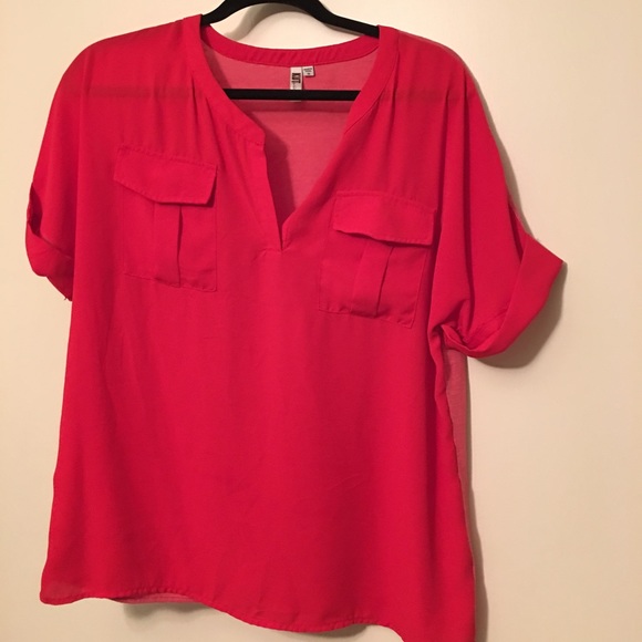 KUT Medium Red Blouse