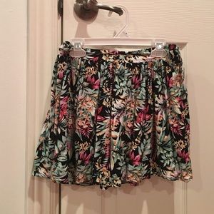 Wet Seal Floral Skirt