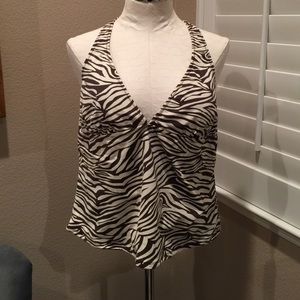 Old Navy XXL Zebra Tankini