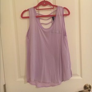 Lavender Sleeveless Blouse