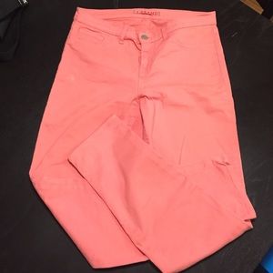 Coral J Brand skinny pants