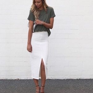 Forth Label quilter Midi Pencil Skirt