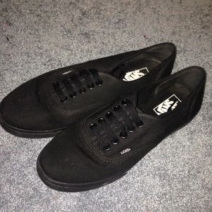 All Black Vans