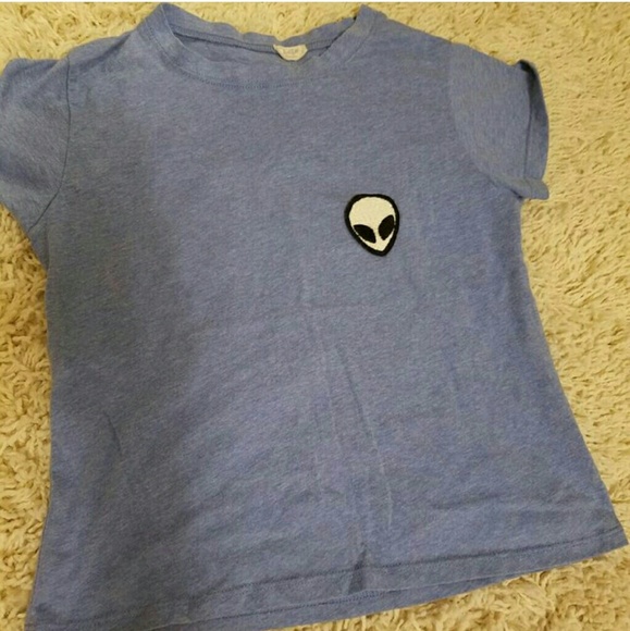 Brandy melville alien patch top