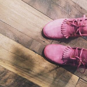 Diamond Supply Co. Pink Suede Jaspers