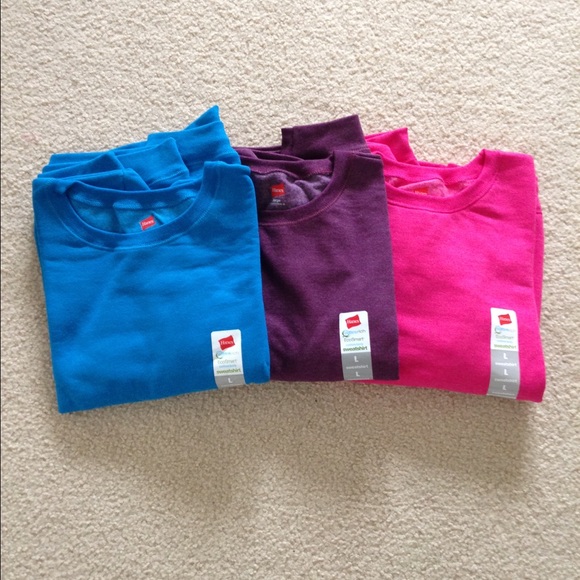 3 of Hanes sweatshirts