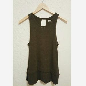 Madewell Olive Green Tank XS