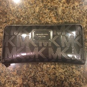 Michael Kors silver wallet