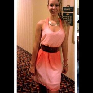 Coral dress