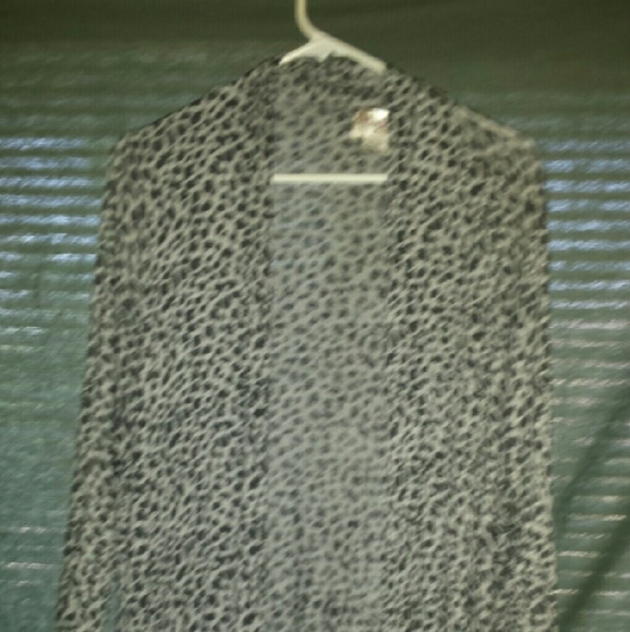 Cardigan lepord print