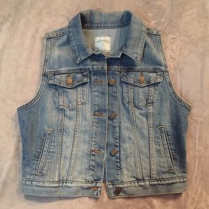 Old Navy sleeveless denim jacket