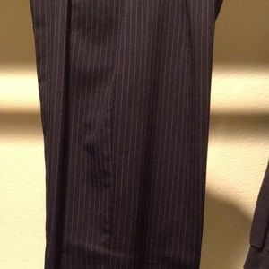 Pinstripe slacks suit bottoms pants