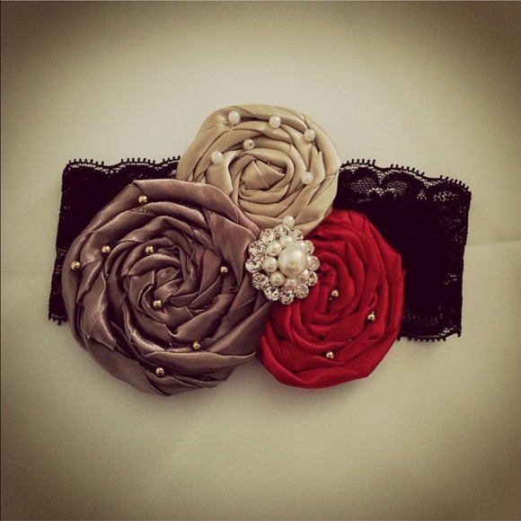 Rolled flower crown