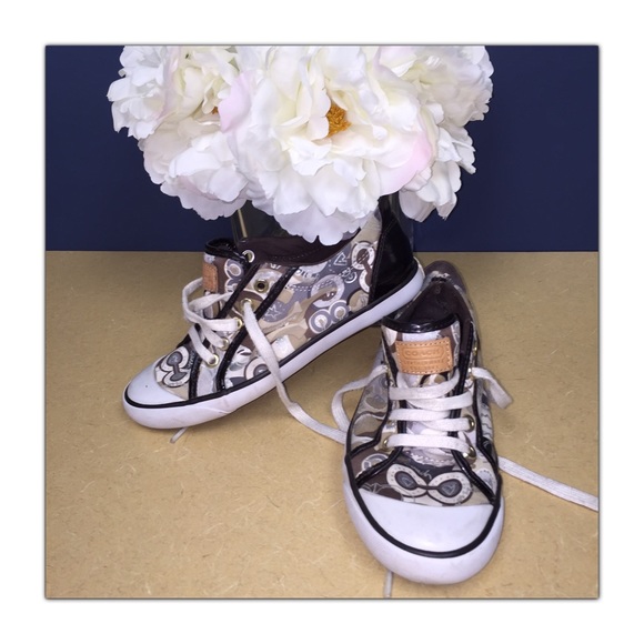 Coach Shoes - Coach Brown Barrett Sneaks