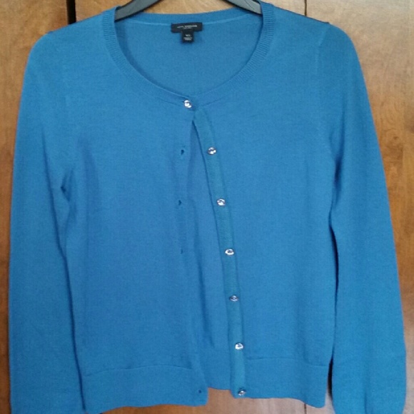 Ann Taylor Blue Cardigan