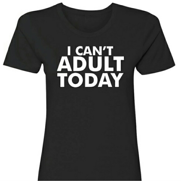 BRAND NEW PLUS Salt Lake "I Can't Adult Today" tee