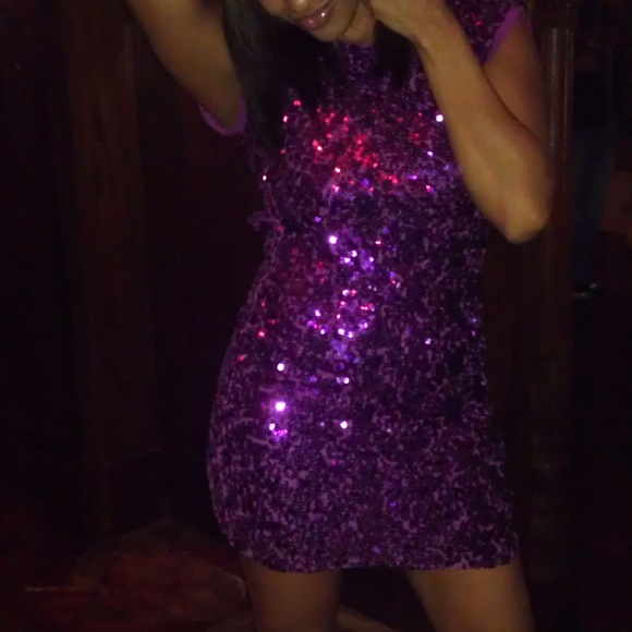 Purple Party Dress