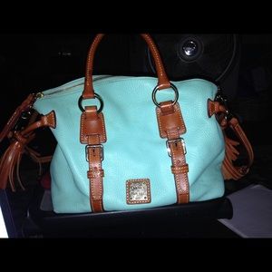 Dooney Bourke teal hobo bag.with wallet