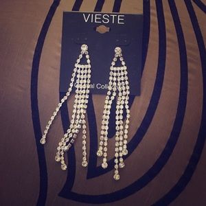 Long Dangling Rhinestone