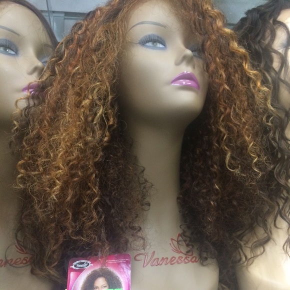 Curly lace front wig