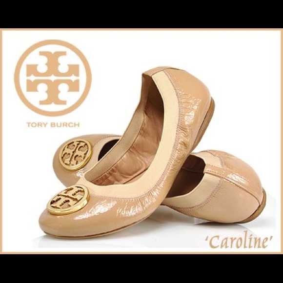 Tory Burch Nude Caroline Flats 6.5