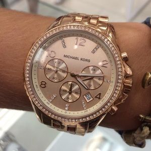 Michael Kors rose gold watch