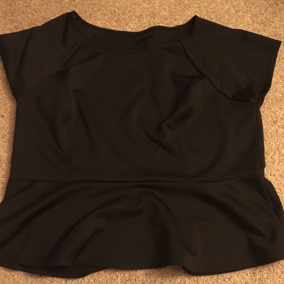 Worthington black peplum size 3x