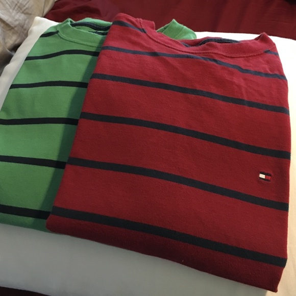 Men's Tommy Hilfiger Prep Stripe Shirts (pair)