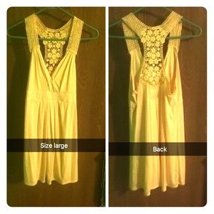 Yellow sun dress