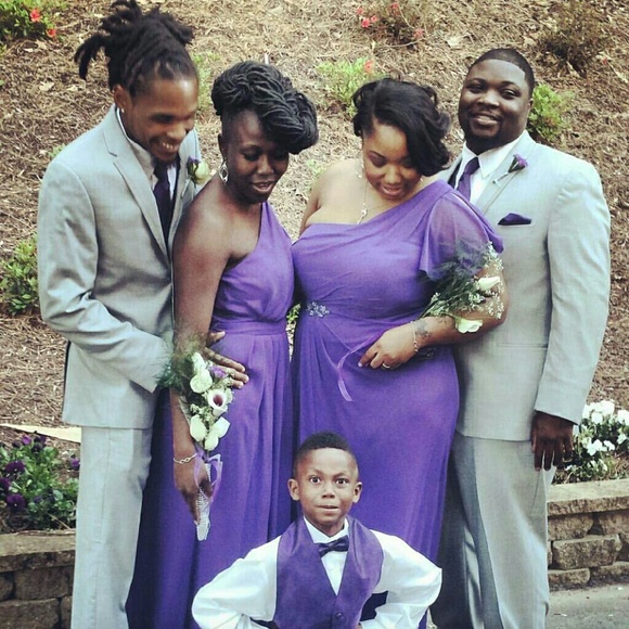 Purple Bridesmaid dress
