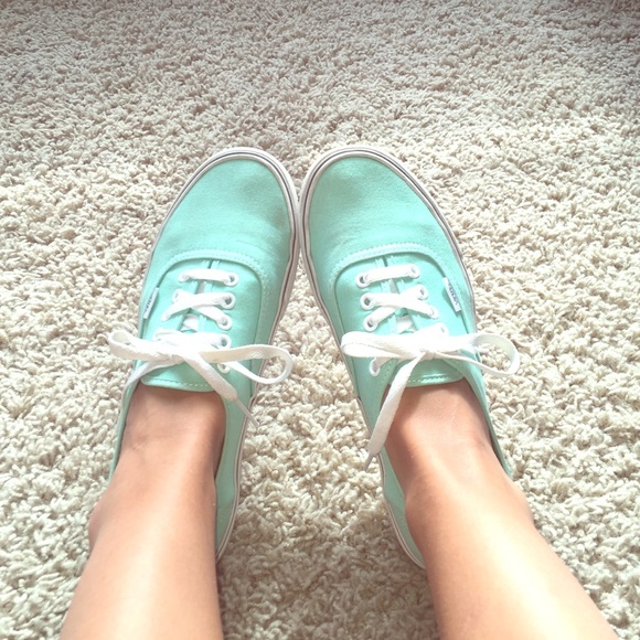 Mint Green/Teal Vans