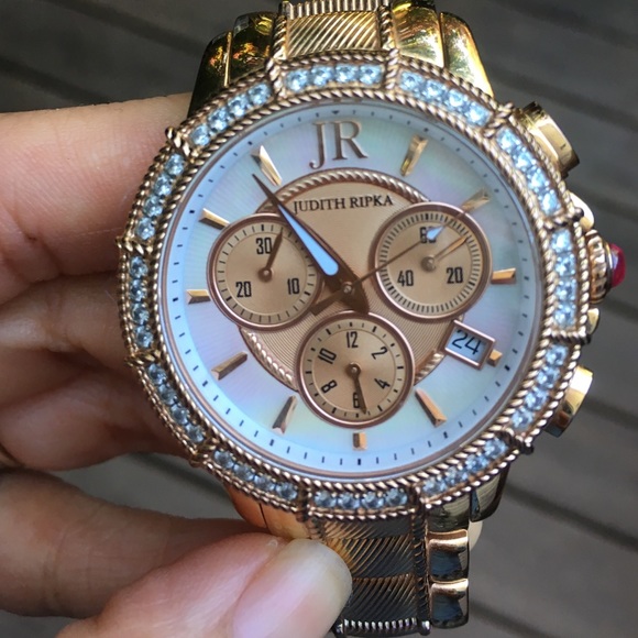 Judith Ripka watch size S rose gold