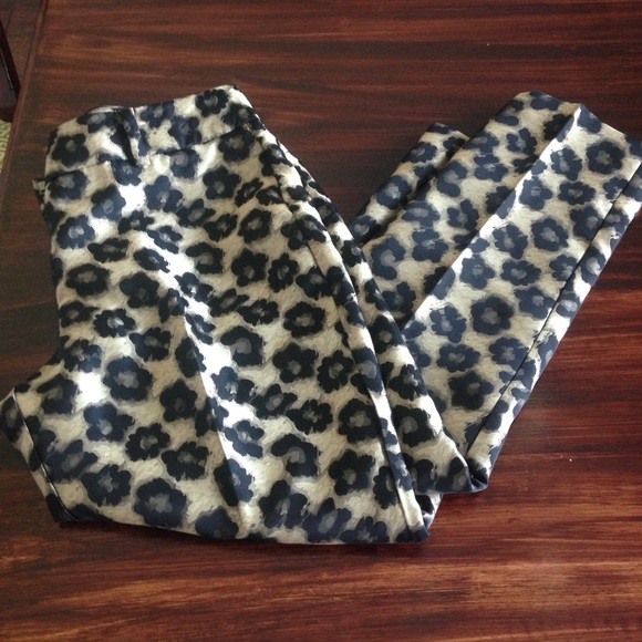 Ann Taylor Leopard Dress Pants - Picture 3 of 3