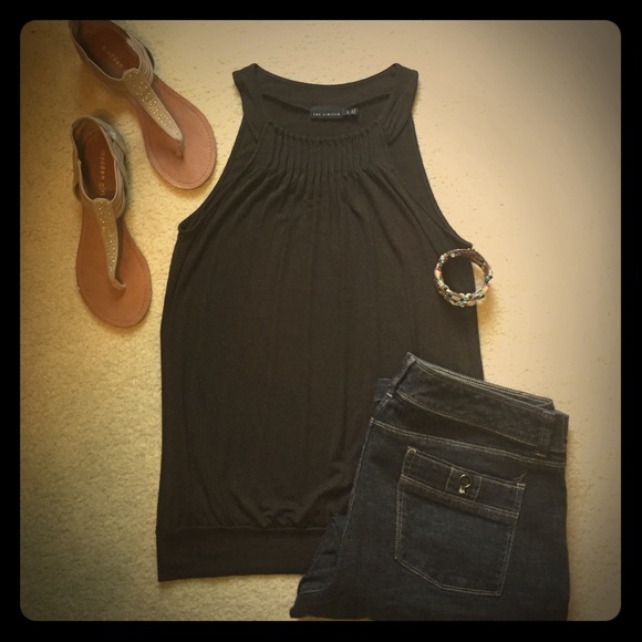 [The Limited] chocolate brown tank-top