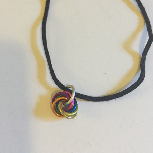 Rainbow Link Necklace