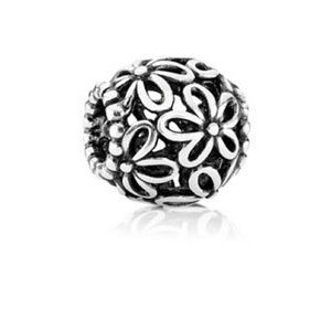 Floral pandora bead