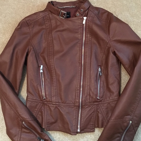 Express Leather Crop jacket - Picture 3 of 4