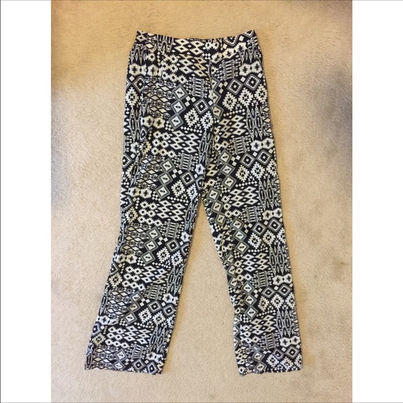 Black and white pants