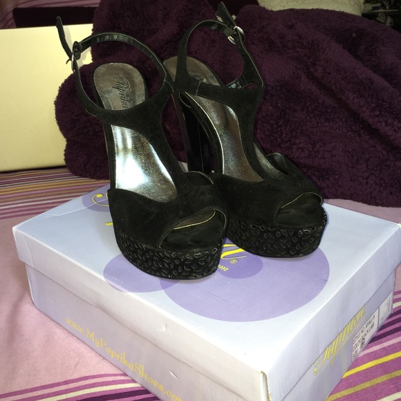 Black heels