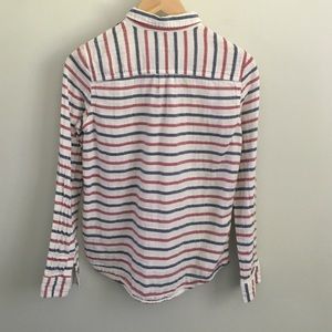 Madewell Tops - Madewell Stripe-Dot Boy Shirt Madewell Tops - Madewell Stripe-Dot Boy Shirt