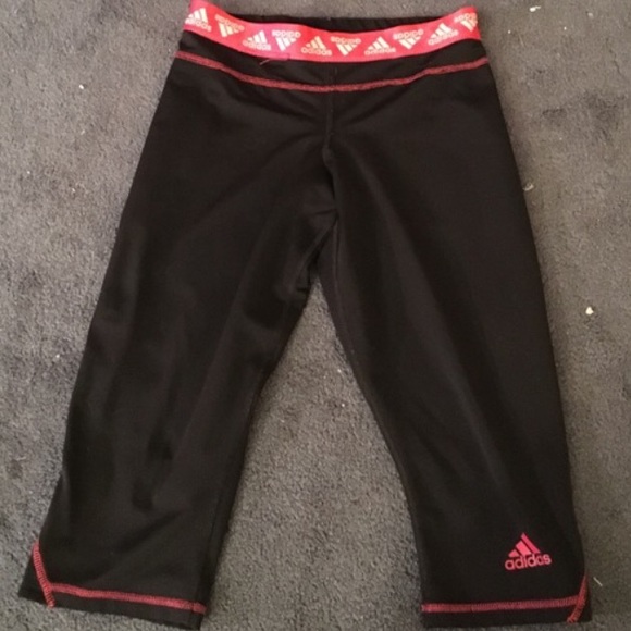 Adidas capris & pink capris