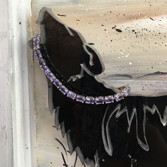 Genuine Tanzanite Tennis Bracelet