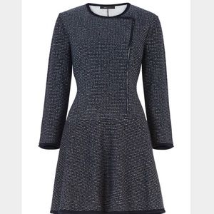 BCBGMaxAzria Linza dress S worn once navy & white