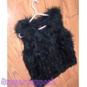 Jessica Simpson Women's Andrea Faux Fur - Med